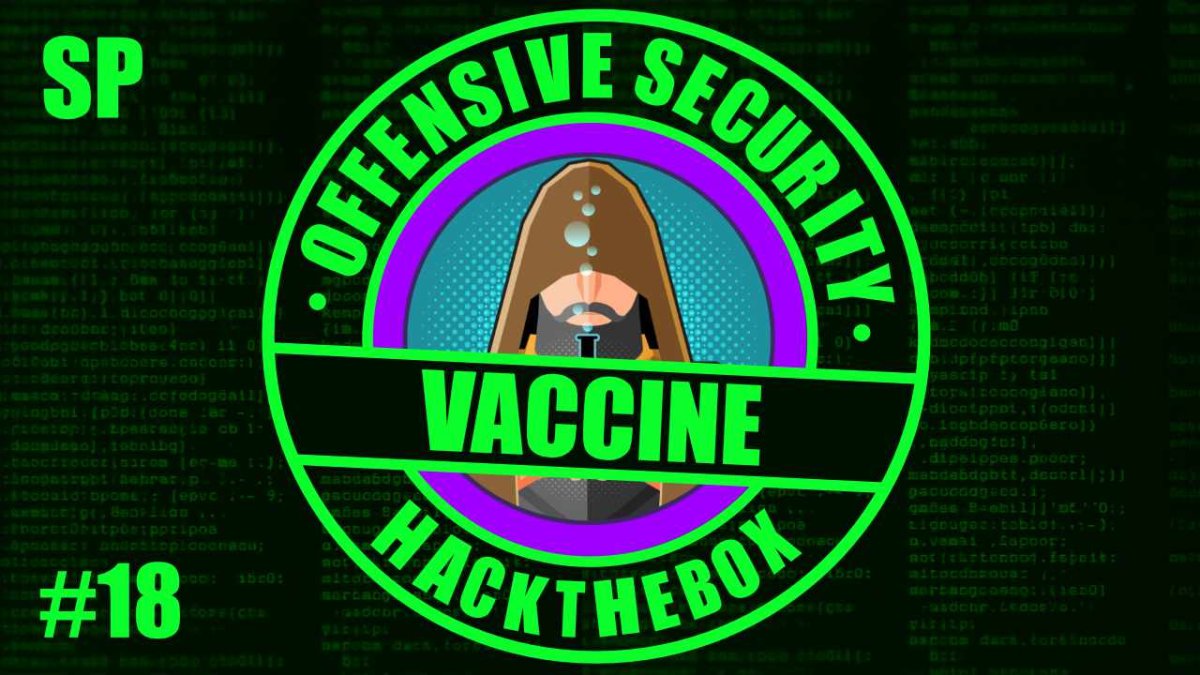HTB Vaccine Walkthrough